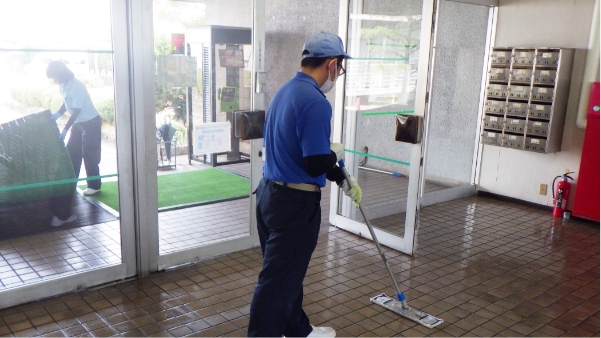 午前中の作業の様子